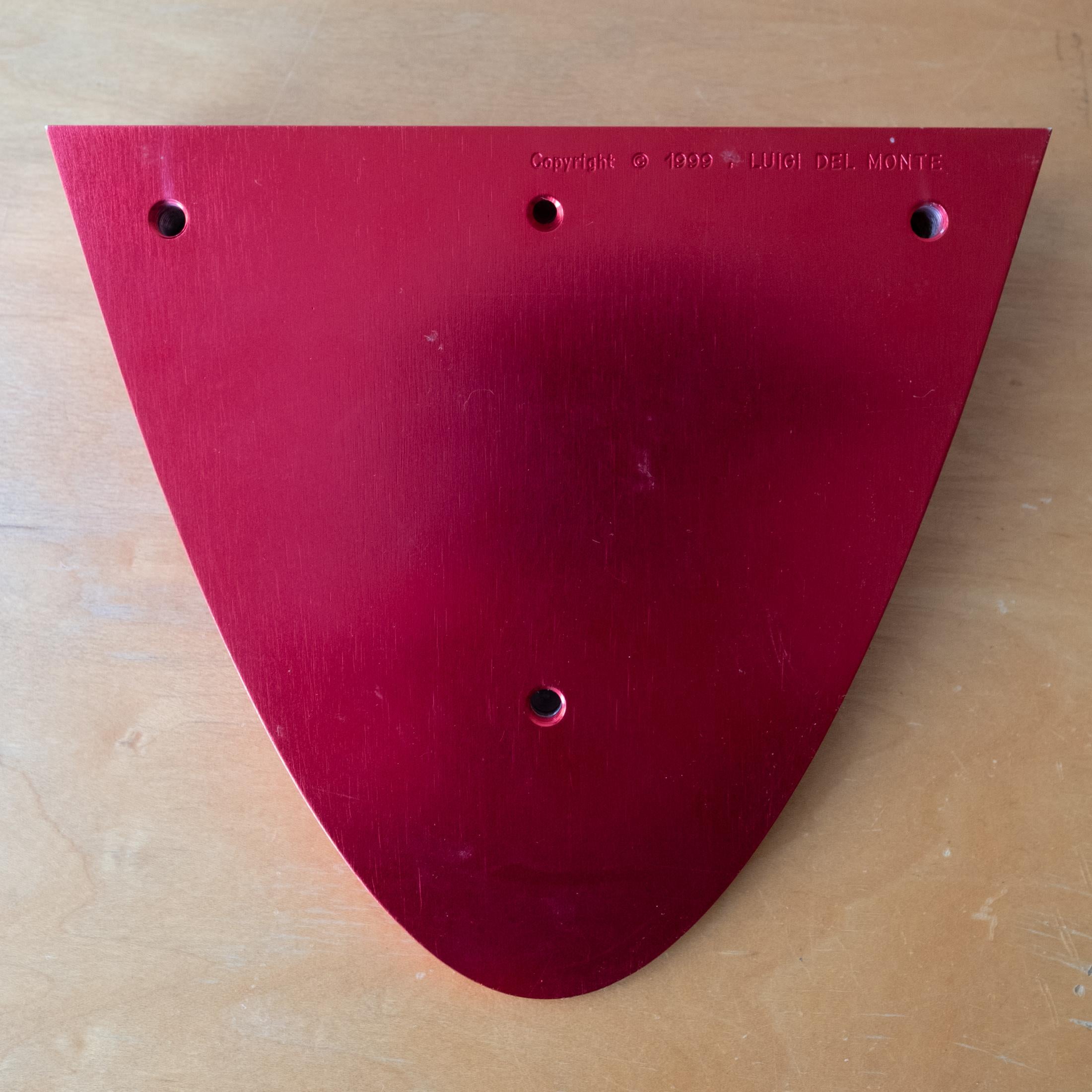 Post Modern Flat Arch Hanukkiyah Menorah By Luigi Del Monte en venta 6