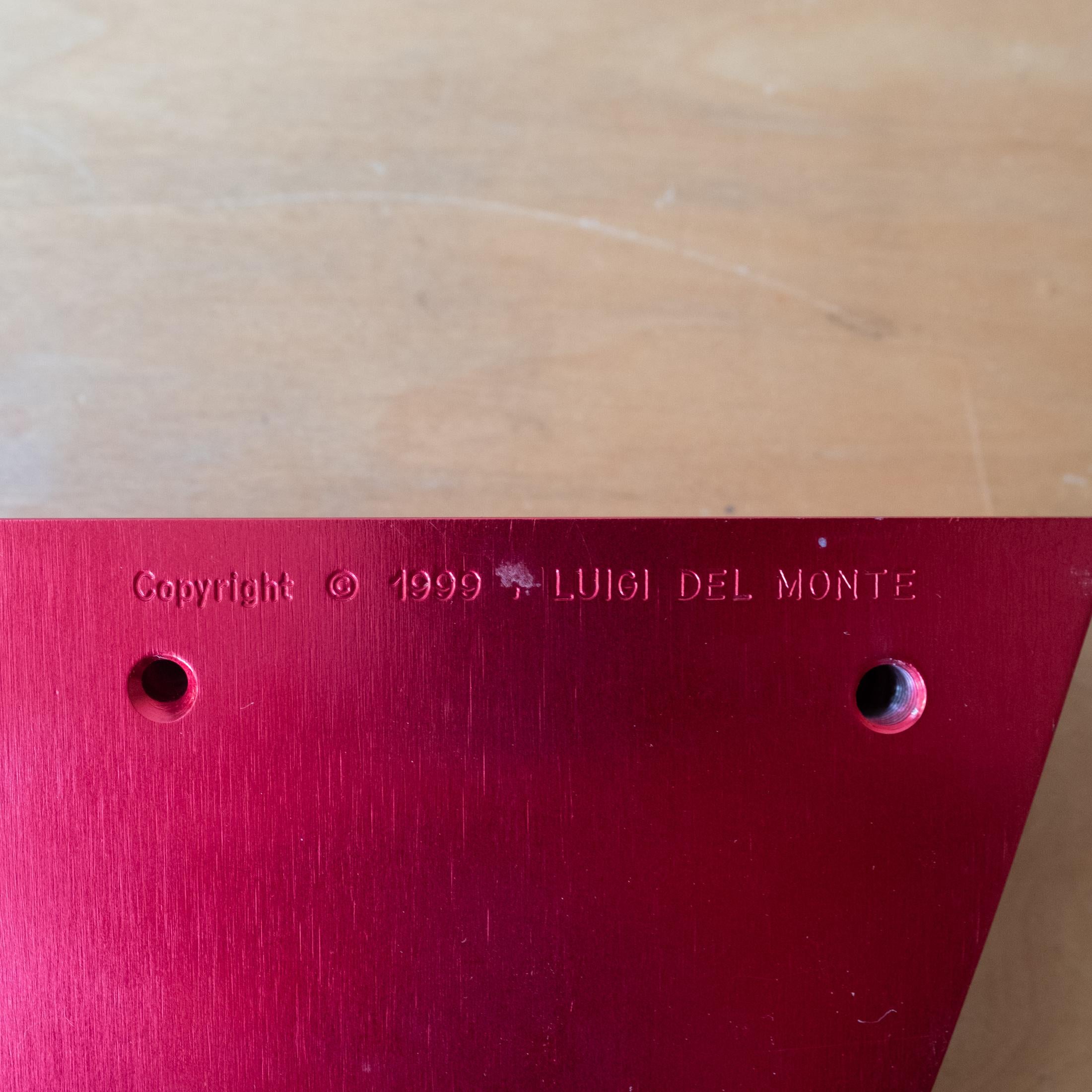 Post Modern Flat Arch Hanukkiyah Menorah By Luigi Del Monte en Bueno estado para la venta en San Diego, CA