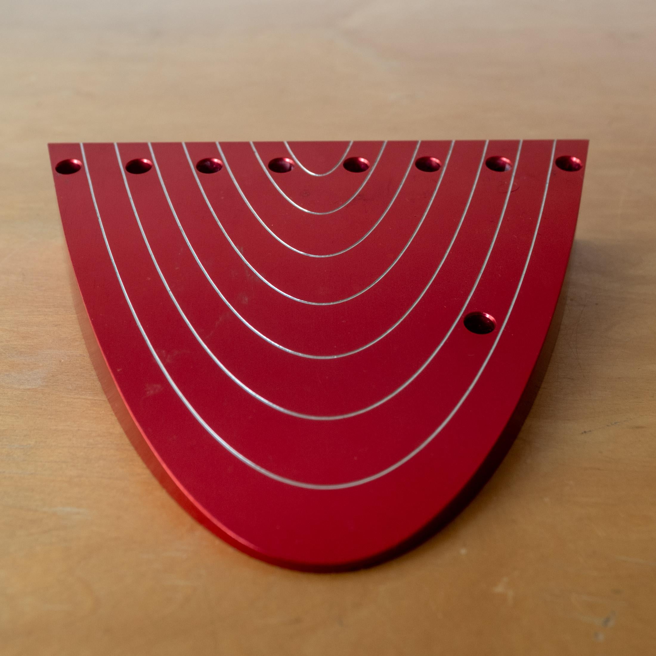 Post Modern Flat Arch Hanukkiyah Menorah By Luigi Del Monte en venta 1