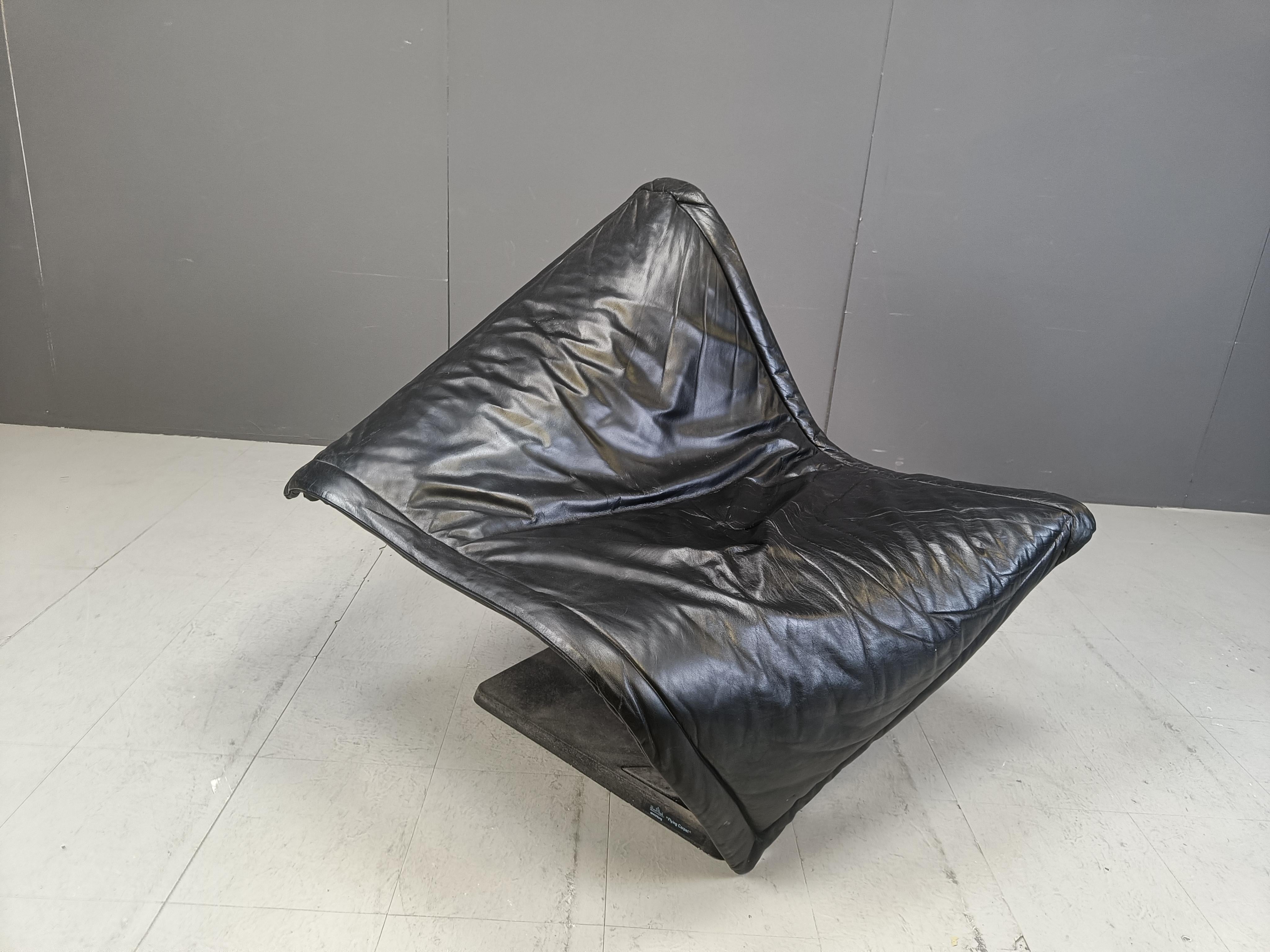 Rare postmodern German design lounge chair 