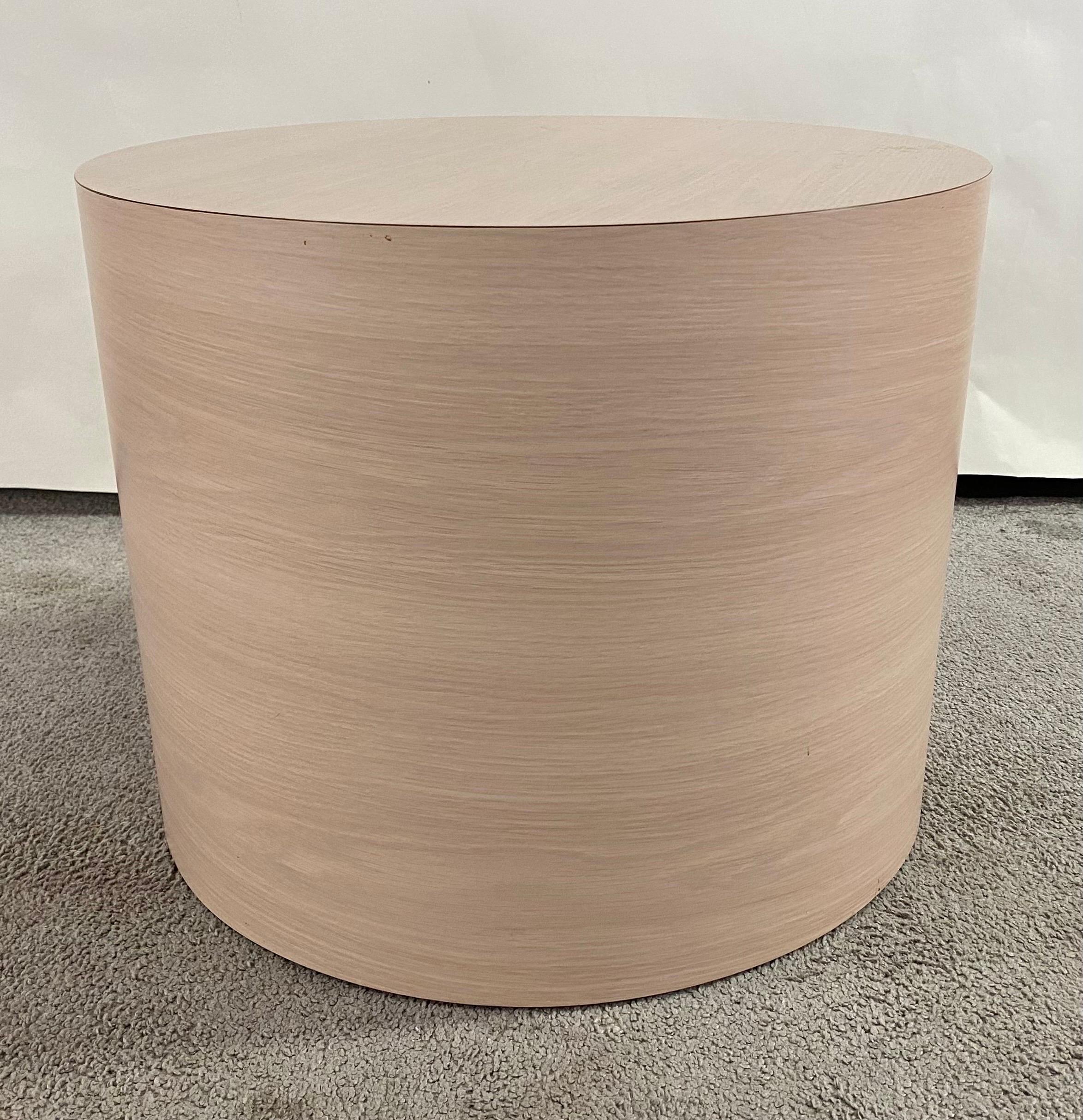 Postmodernes Formica Laminat Rosa Kreis-Tisch-Set aus Formica, 4 Teile  im Angebot 5