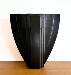 Vaso in ceramica francese post-moderno di Claude Dumas, Vintage Remix Gallery Edition