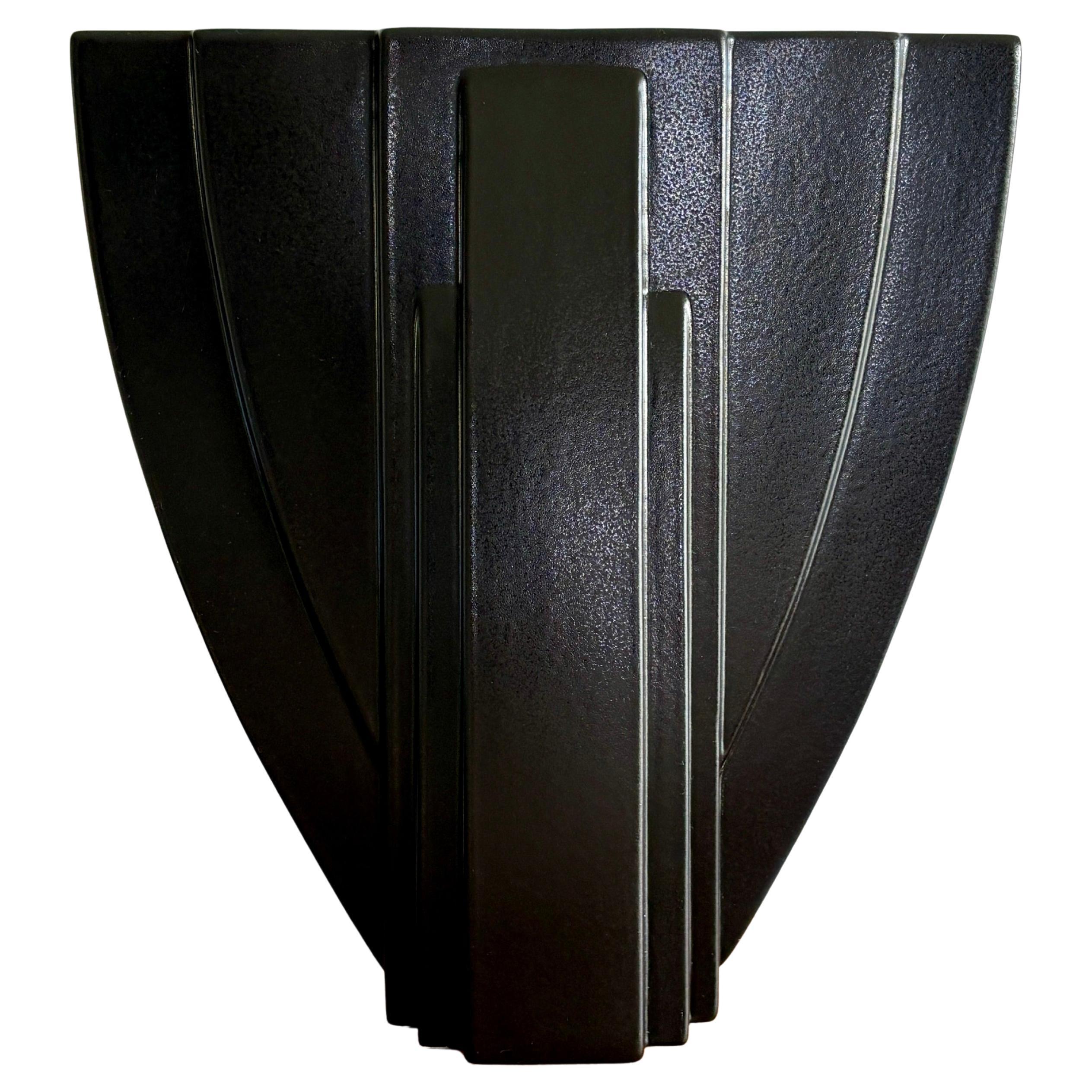 Post-Modern French Ceramic Vase by Claude Dumas, Vintage Remix Gallery Edition