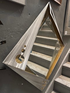 Post-Modern Geometric Diamond Shaped Mirror