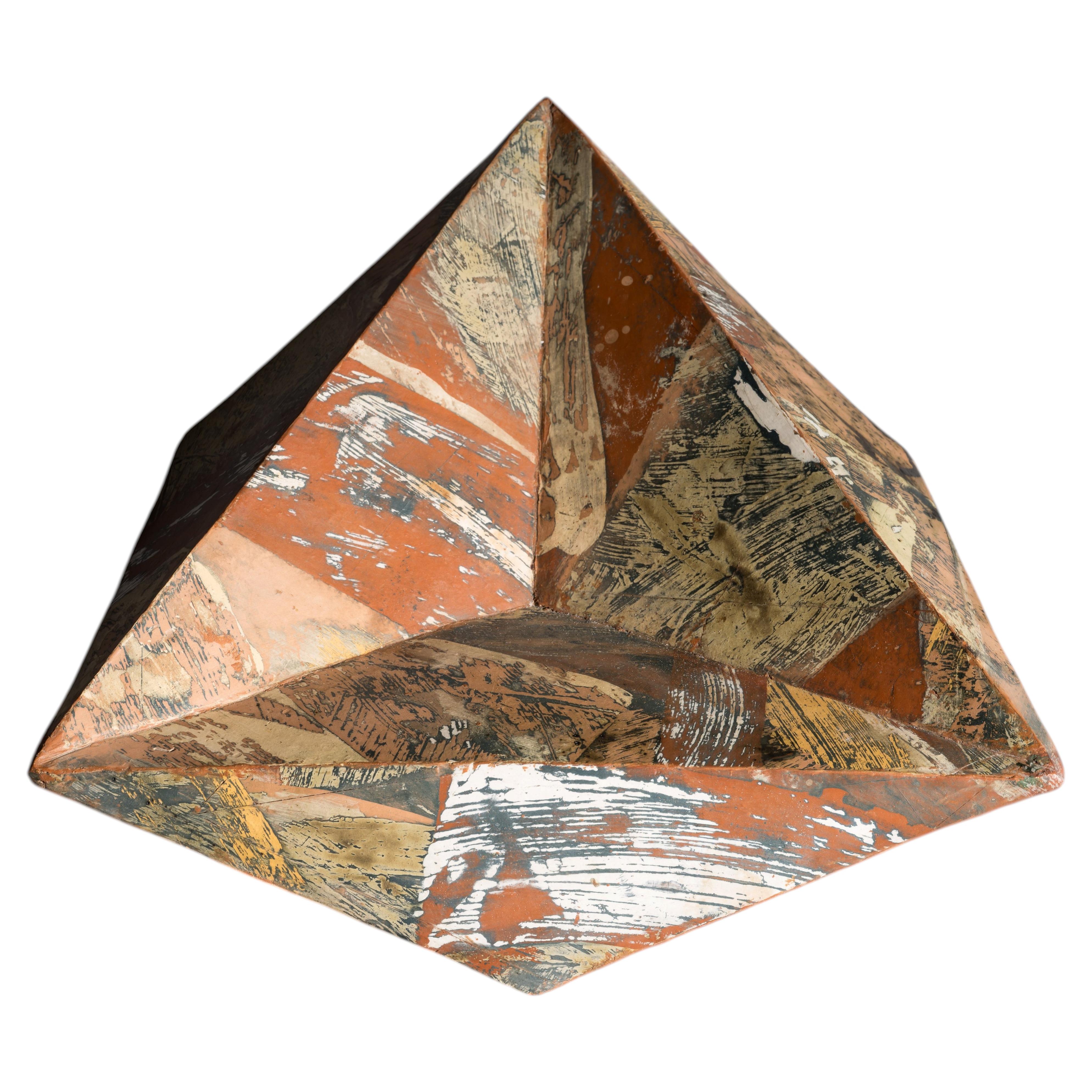 Post-Modern Geometric Stoneware Bowl Object - Karl Fulle, Early 1990s