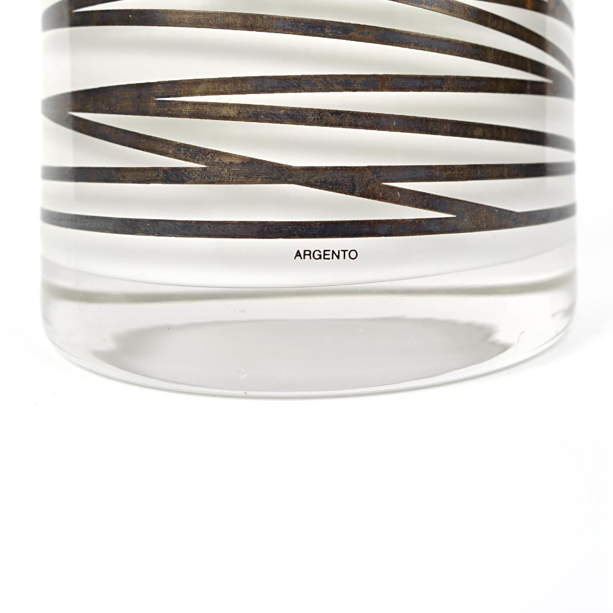 20th Century Post-Modern Glass Vase by Marco Susani for HWC Egizia by Sottsass Associati For Sale
