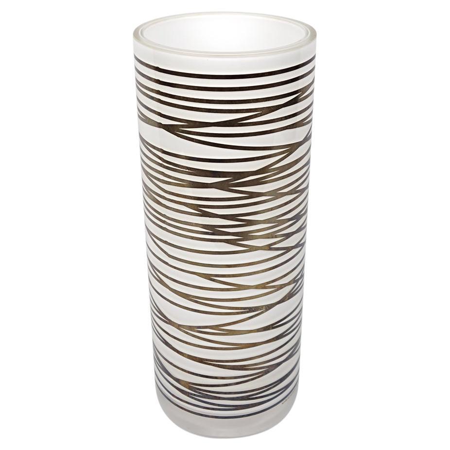 Post-Modern Glass Vase by Marco Susani for HWC Egizia by Sottsass Associati For Sale