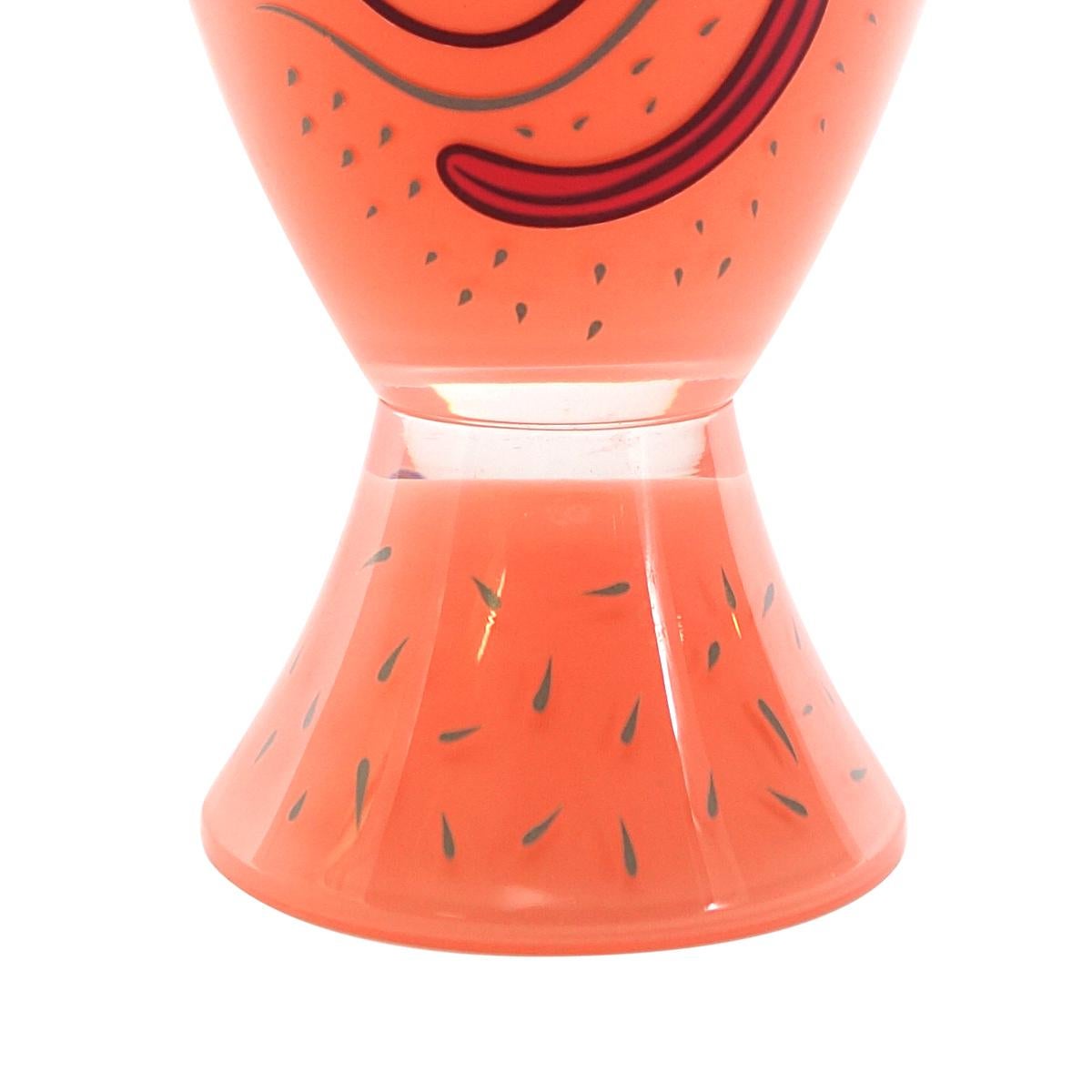 Postmoderne Vase en verre The Modernity de Massimo Giacon pour la collection Vis-à-vis de Ritzenhoff en vente
