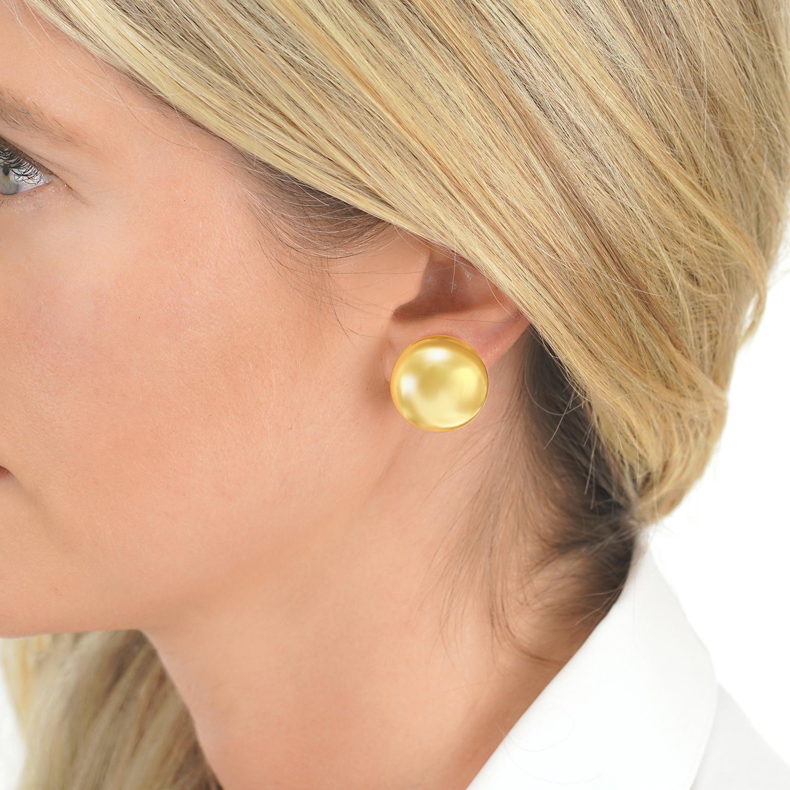 Women's Postmodern Gold Earrings 14 Karat American