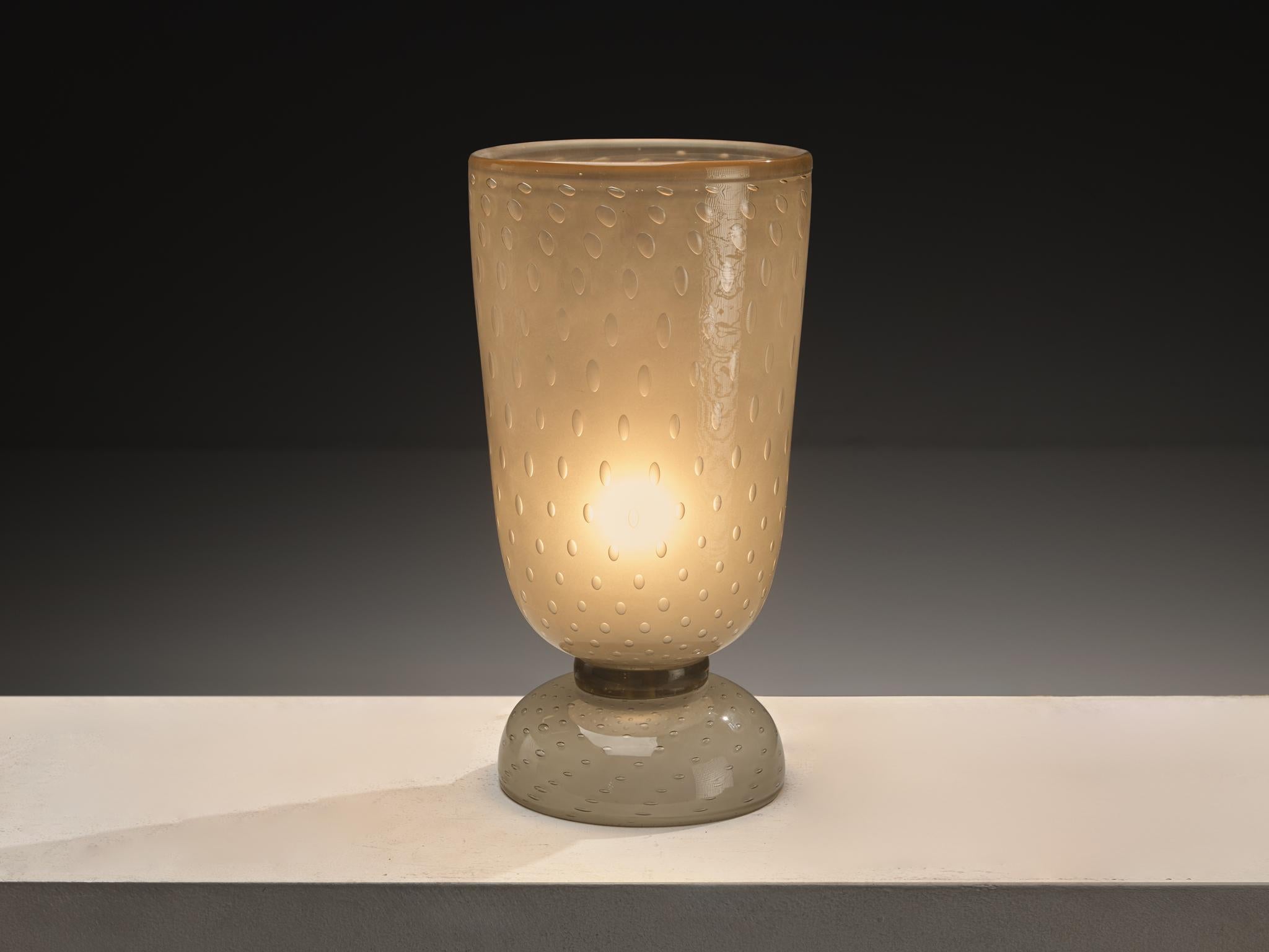 Lampes de table post-modernes italiennes en verre soufflé en vente 4