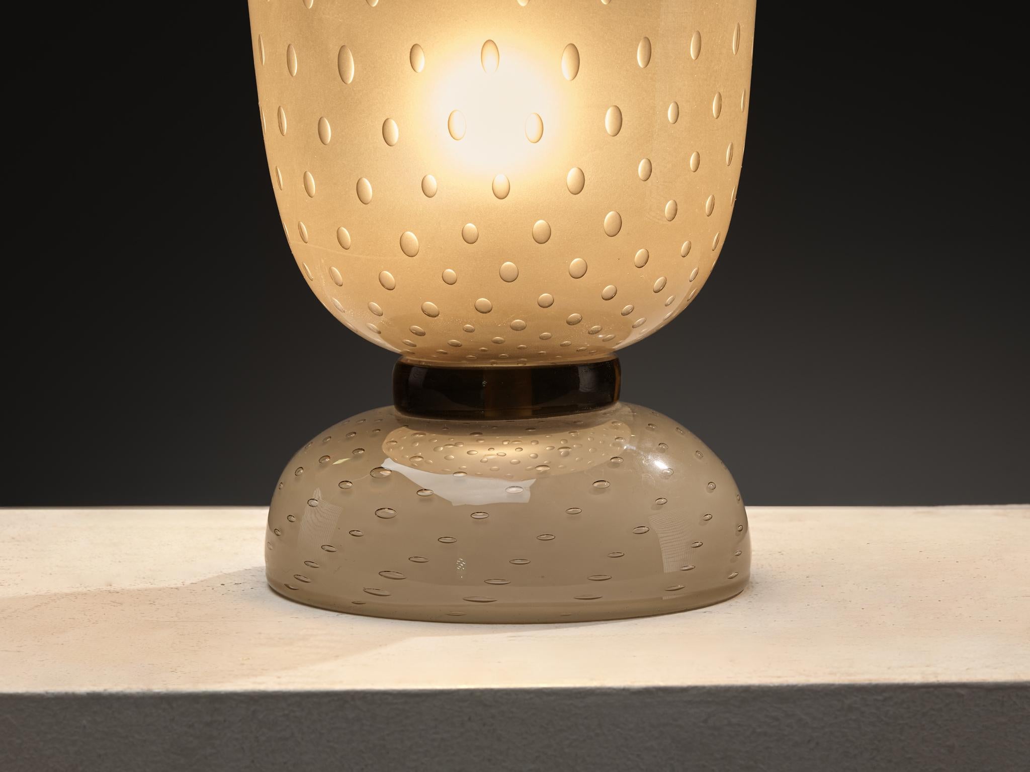 Lampes de table post-modernes italiennes en verre soufflé en vente 3