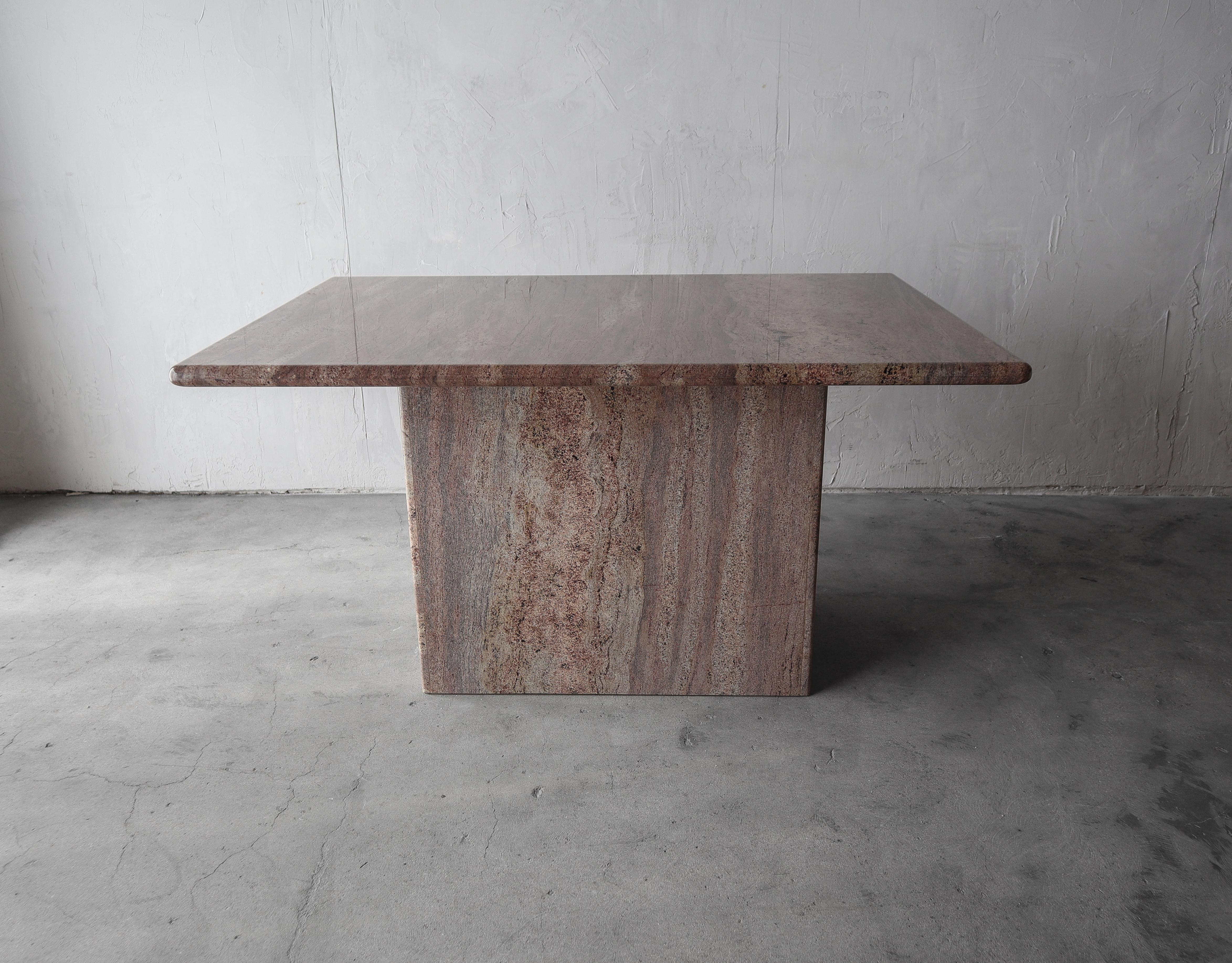 Post-Modern Post Modern Granite Dining Table