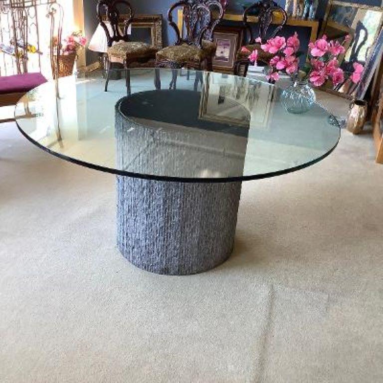 Late 20th Century Post-Modern Granite Table in the Manner of Leon Rosen for Pace Collection