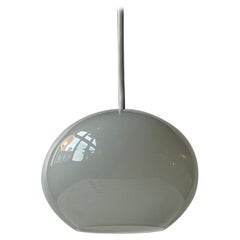 Postmoderne graue Holmegaard-Glas Pedant-Lampe Iceland von Peter Svarrer, postmodern