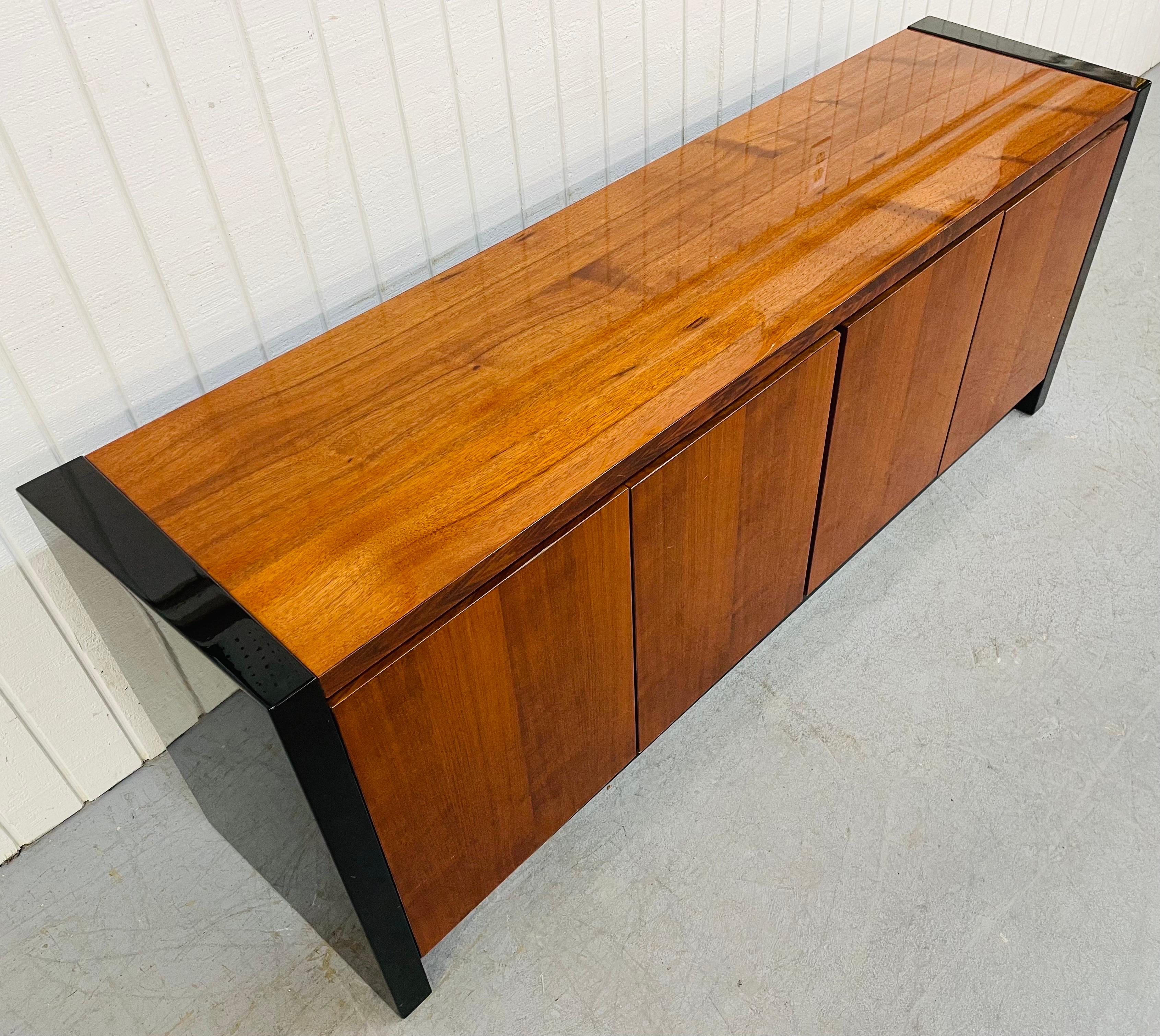 Late 20th Century Post-Modern Henredon Lacquered Sideboard