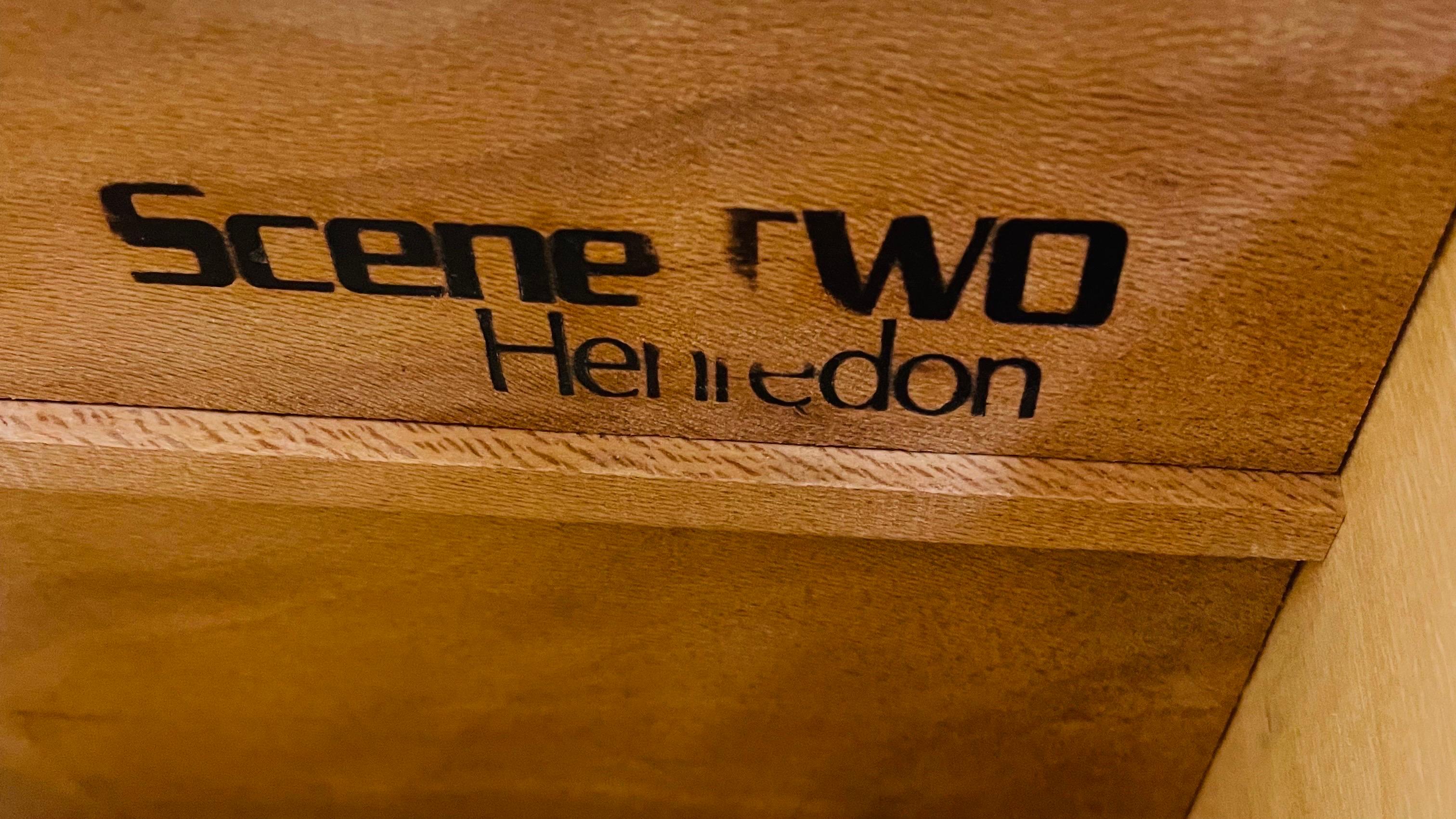 Post-Modern Henredon Scene Two Burled Wood Armoires 4