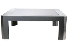 Post Modern Hollywood Regency Style 1980's Vintage Coffee Table