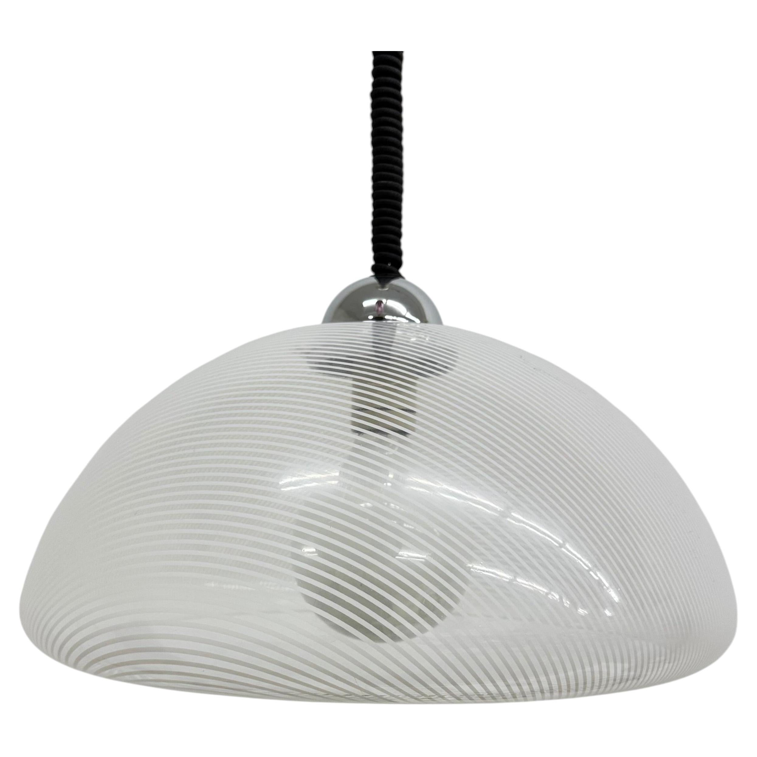 Post modern iGuzzini Guzzini Italian design hanging lamp, 1970’s For Sale