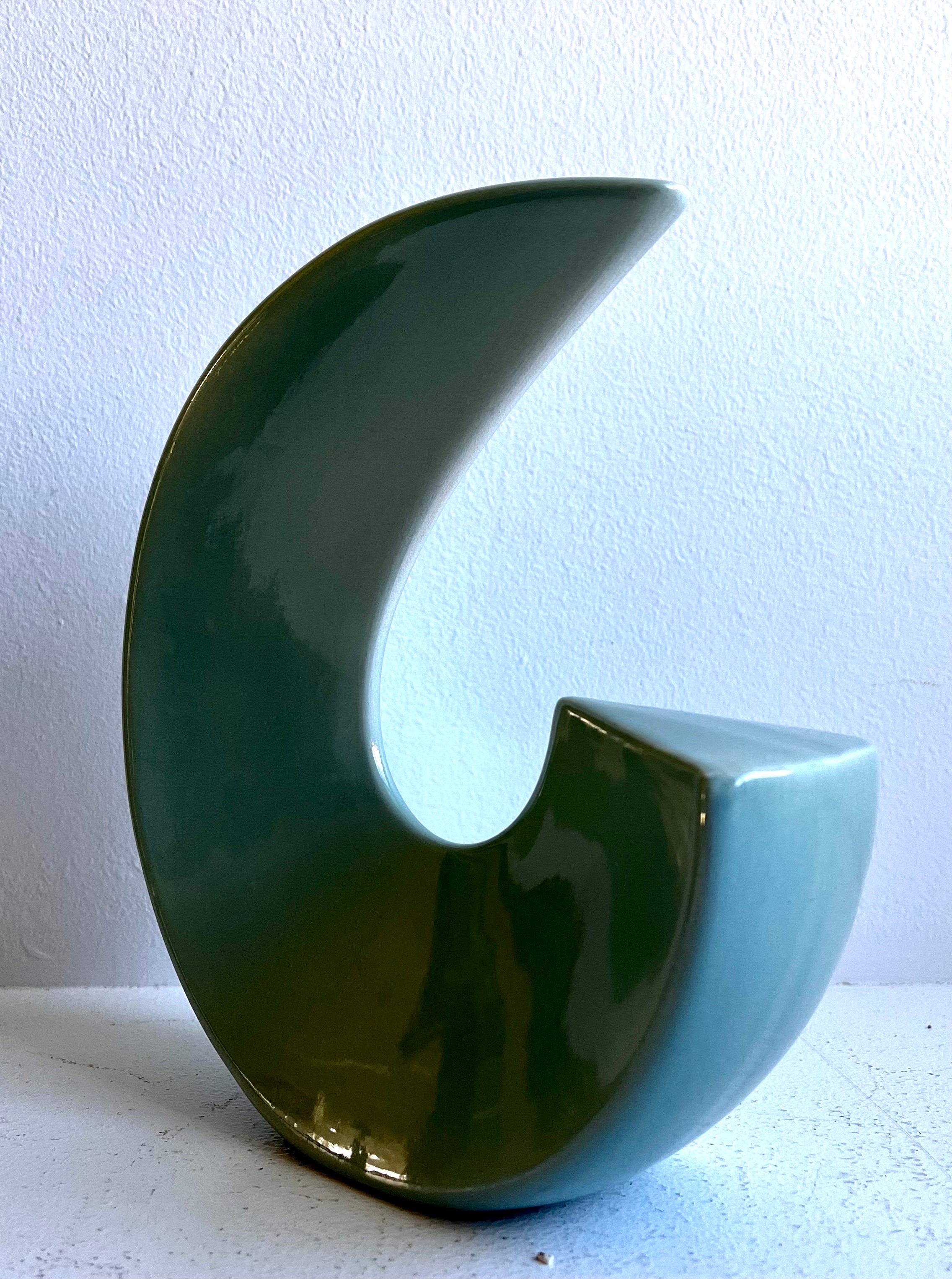 Giapponese Vaso Ikebana postmoderno, Giappone, anni '80 in vendita