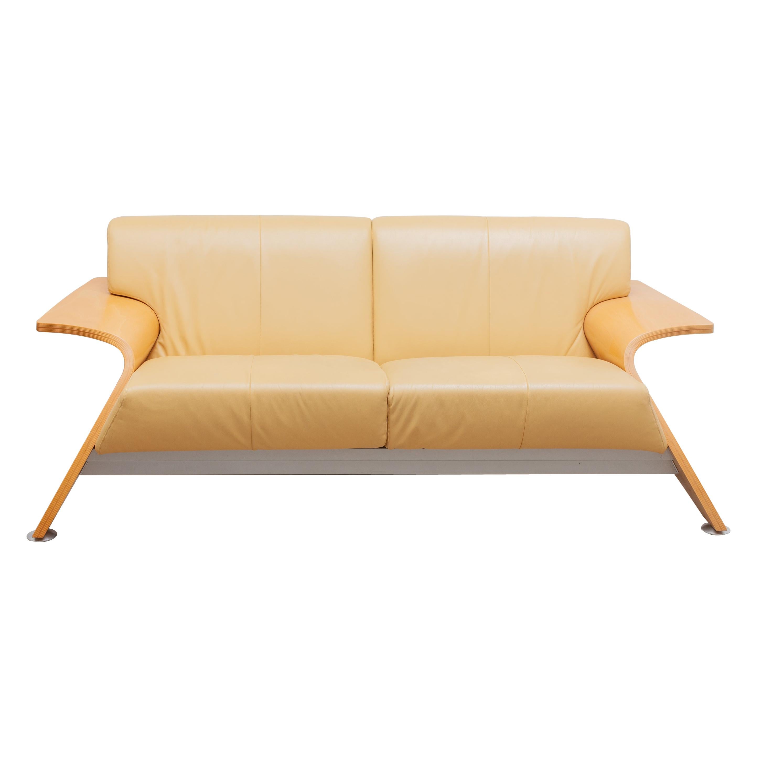 Postmodernes italienisches Sofa aus den 1980er Jahren, zweisitzig
