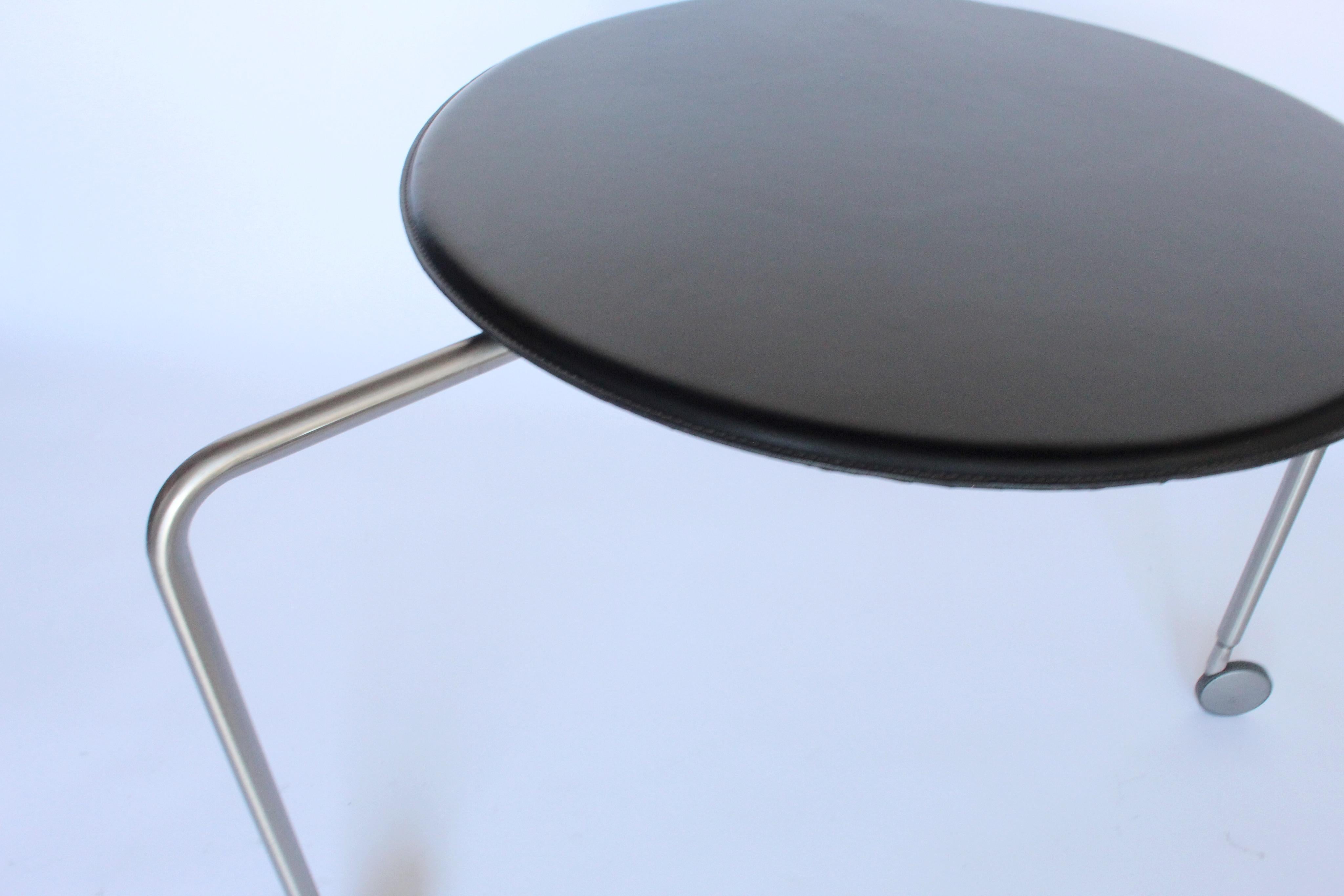 Stainless Steel Postmodern Italian Bar Cart, Table