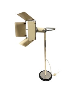 Post Modern Italian Floor Lamp with Hollywood Style Barn Doors