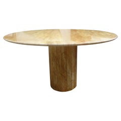 Mesa de centro de mármol italiana postmoderna