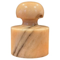 Post-Modern Italian Marble Column Paperweight