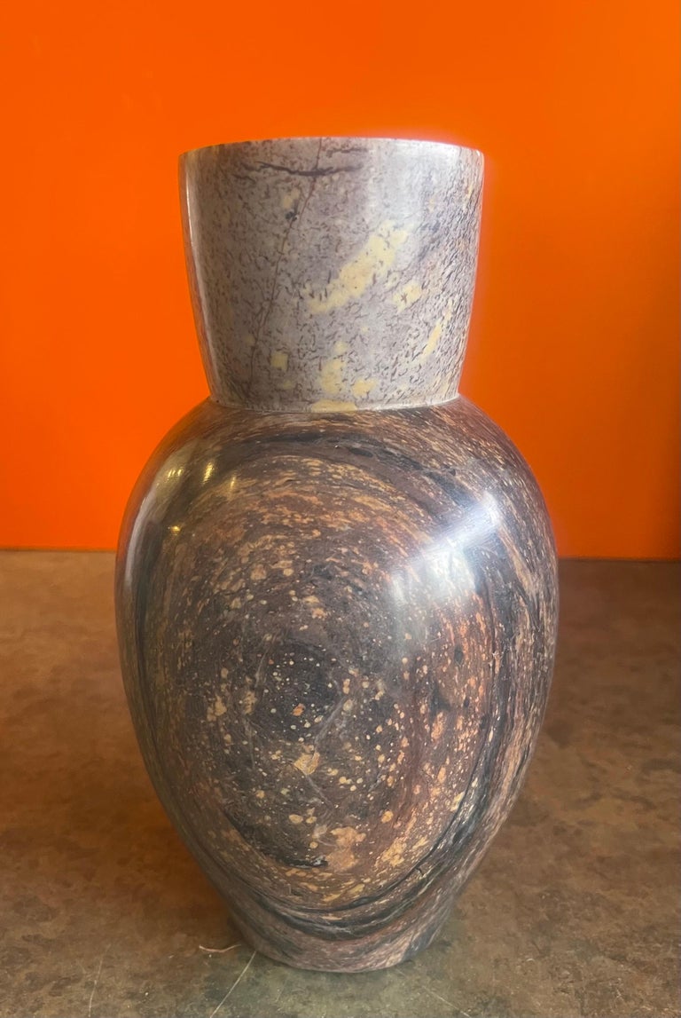 PostModern Italian Marble Vase For Sale at 1stDibs