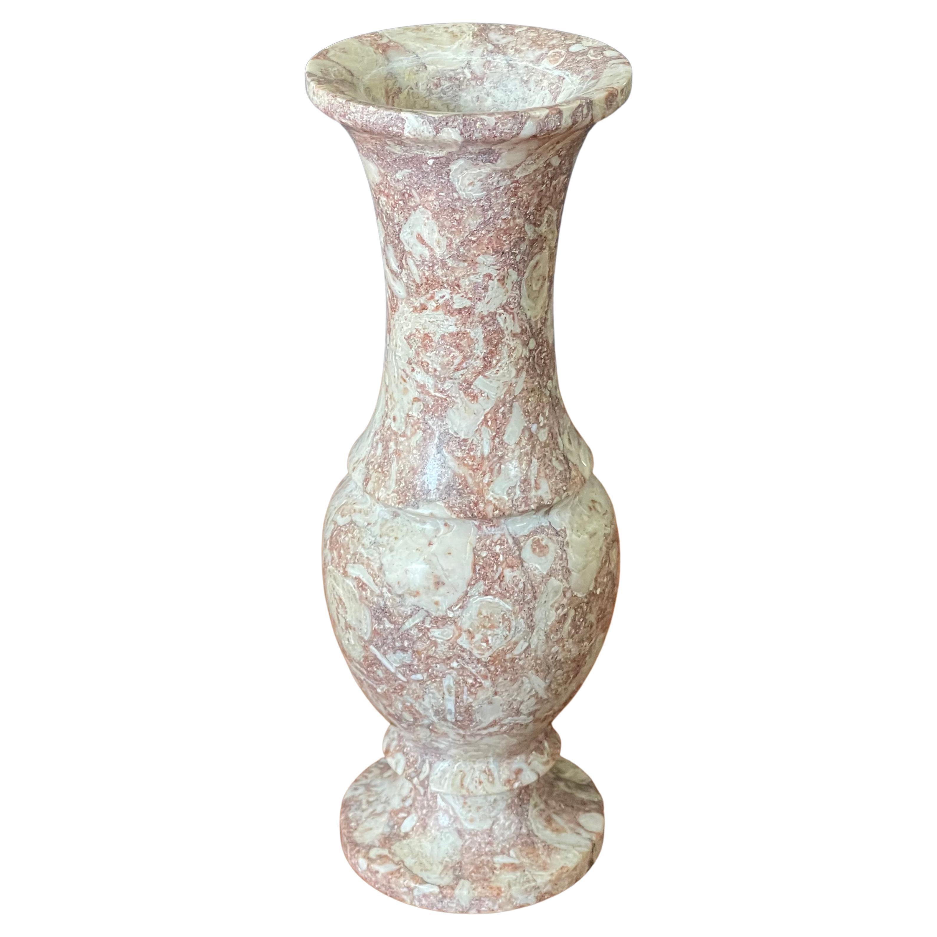 Post-Modern Italian Marble Vase For Sale