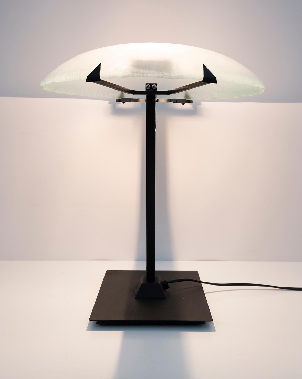 Post Modern Italian Murano Glass Mushroom Table Lamp, 1980s For Sale 6