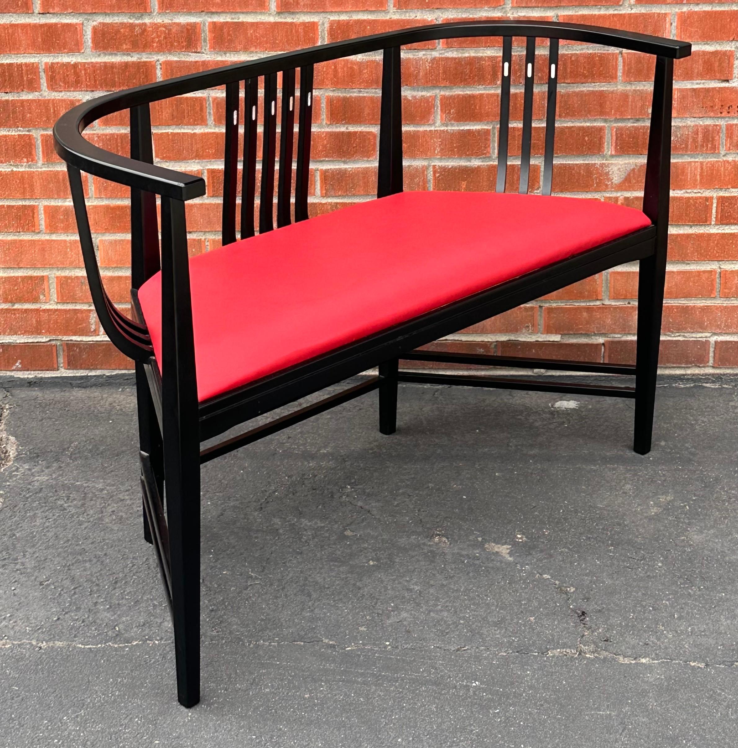 20th Century Post-Modern Italian Settee in the Style of Ernest Archibald Taylor For Sale