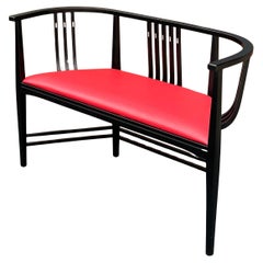 Settee italienne post-moderne dans le style d'Ernest Archibald Taylor