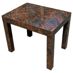 Post Modern Laminated Tortoiseshell Table
