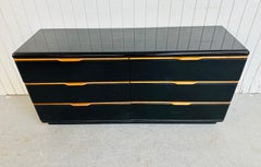Post Modern Lane Black Lacquered Dresser