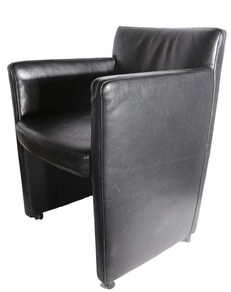 Post-Modern-Lederstuhl Made in Germany von Schillig im Angebot bei 1stDibs