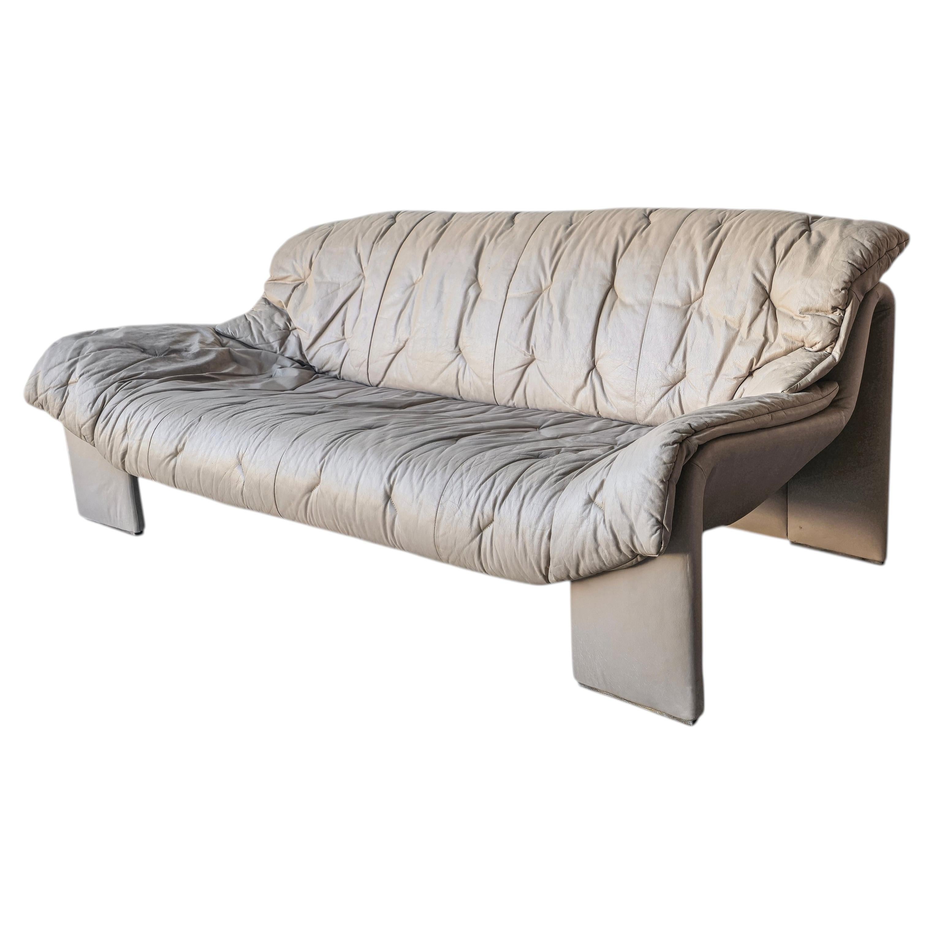 Post Modern Leather Sofa by Intertime Switzerland