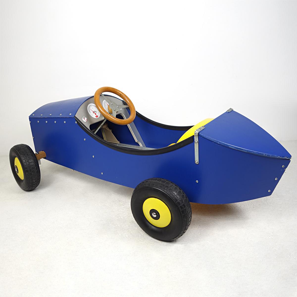 Metal Post-Modern Limited Edition Pedal Car Vilac by Philippe Starck for La Redoute For Sale