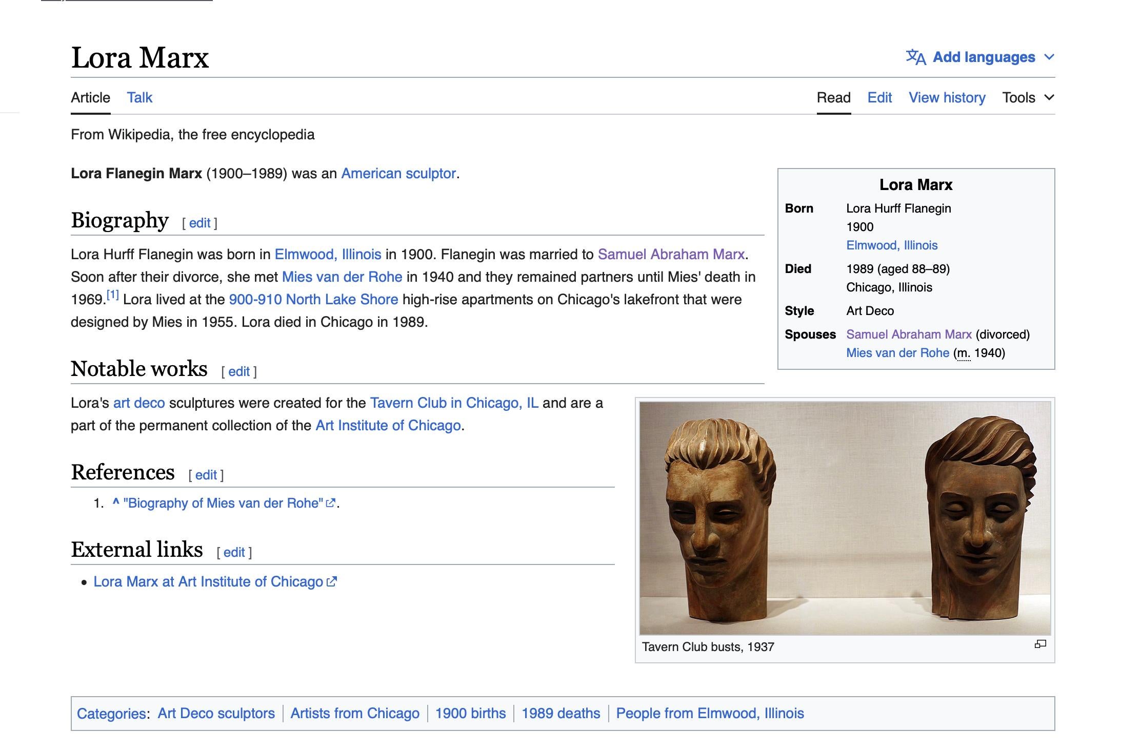 Post Modern Lora Marx (Samuel Marx) Deco Bust Head Sculpture For Sale 4