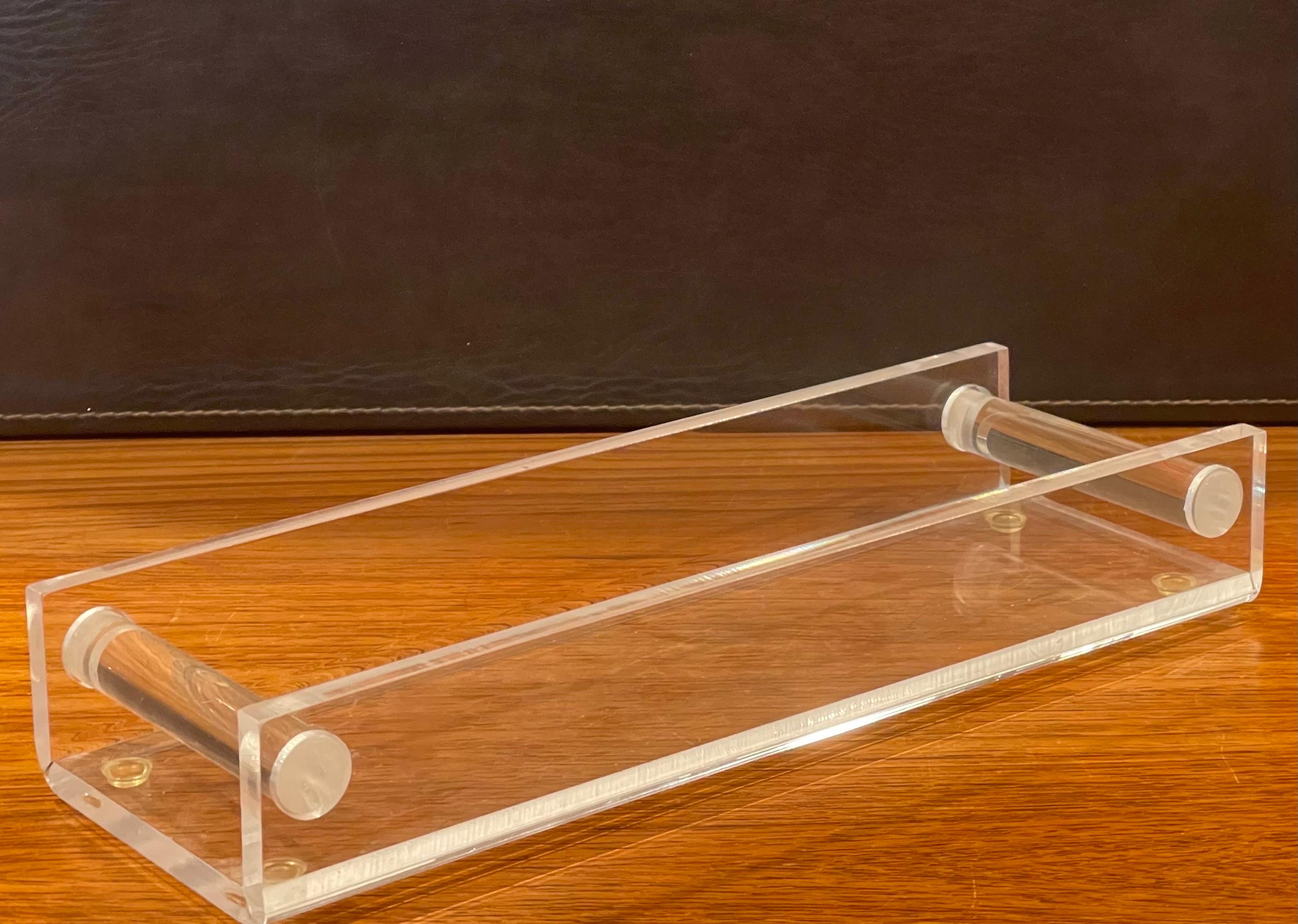 Post-Modern Lucite Bath Tray For Sale 5