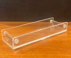 Post-Modern Lucite Bath Tray