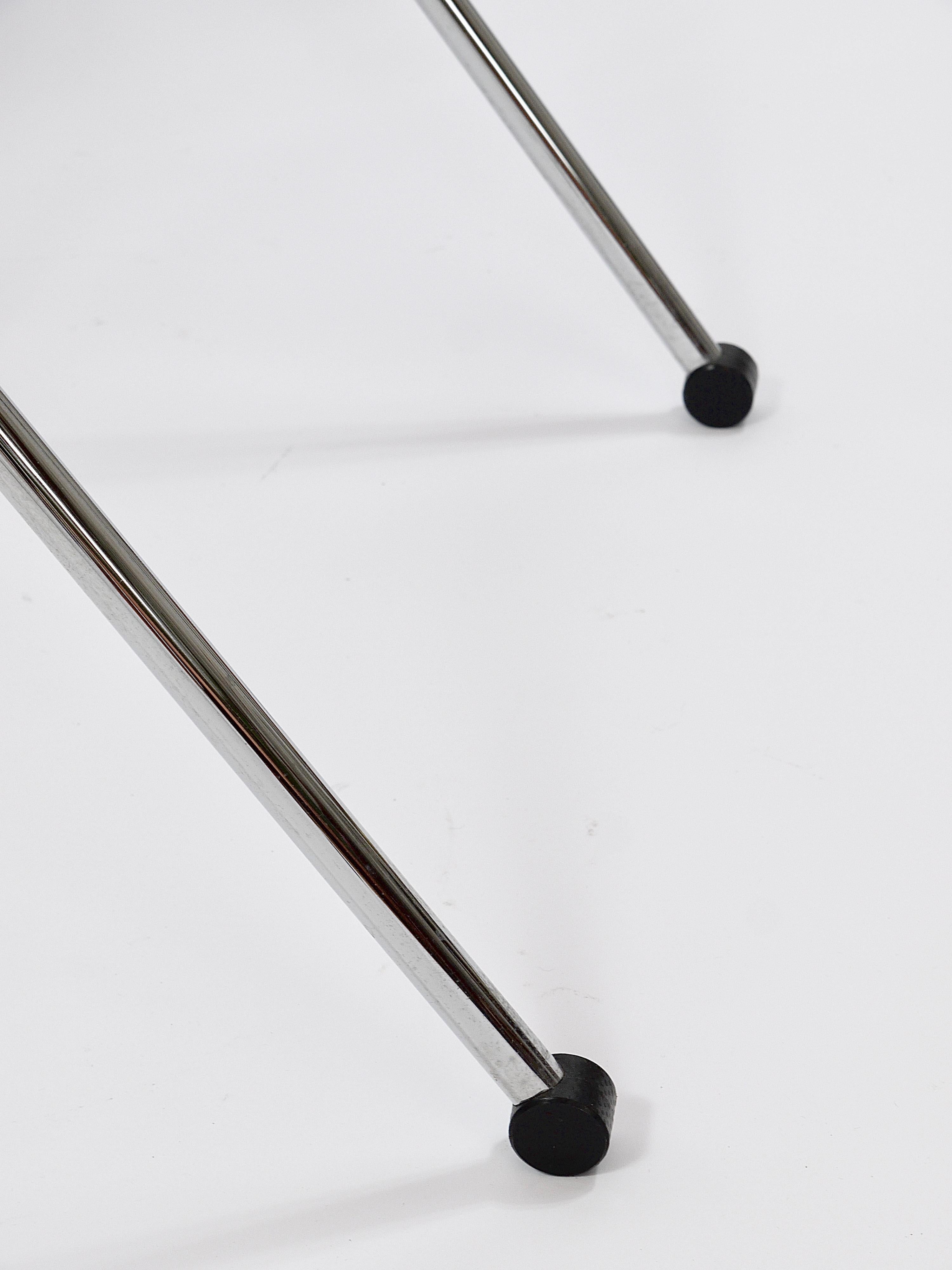Postmoderner Klappstuhl aus Lucite und Chrom, Piretti Castelli-Stil, Italien, 1980er Jahre im Angebot 2