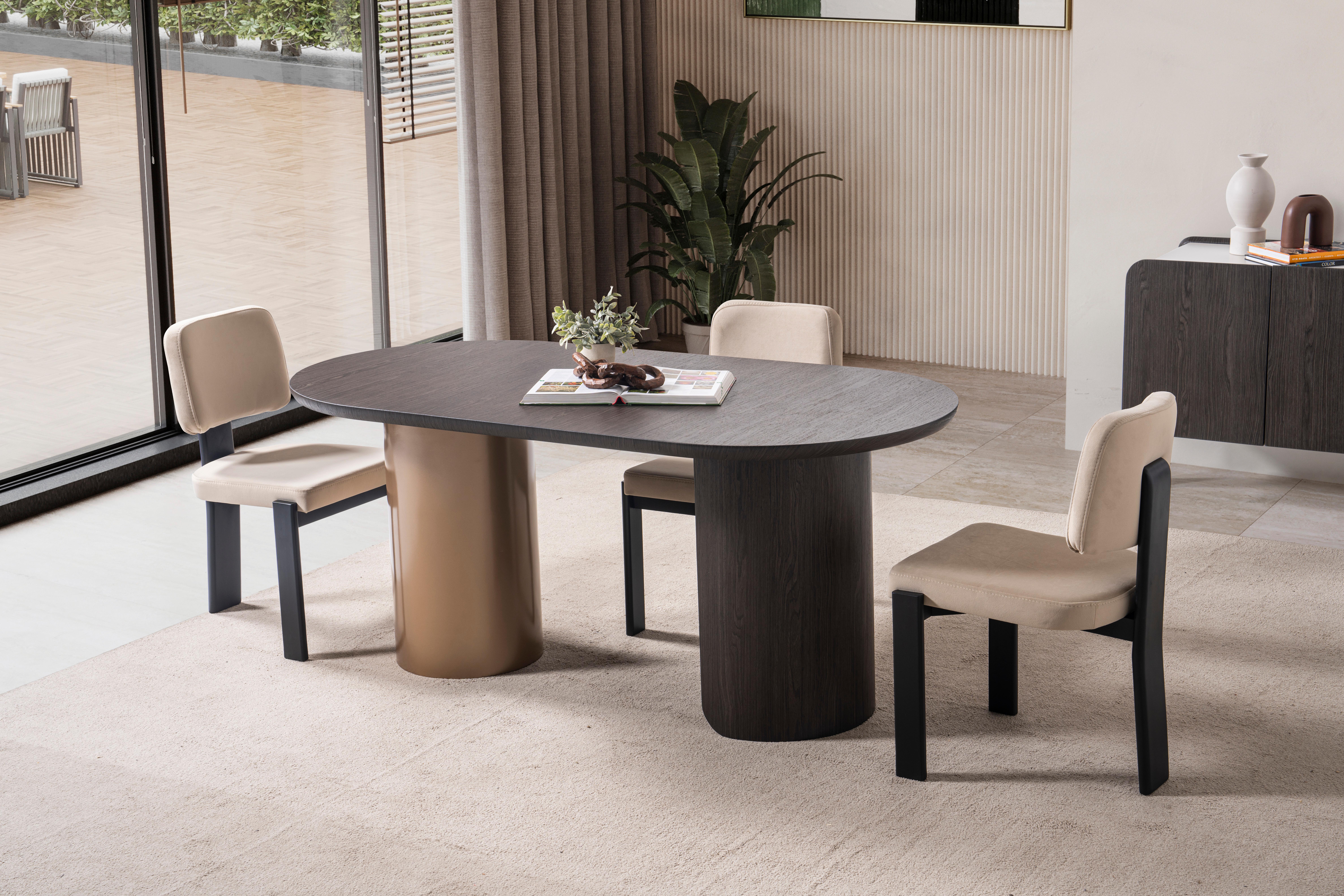 Natural wood veneered on MDF.

Dimensions:

Lenght: 72
