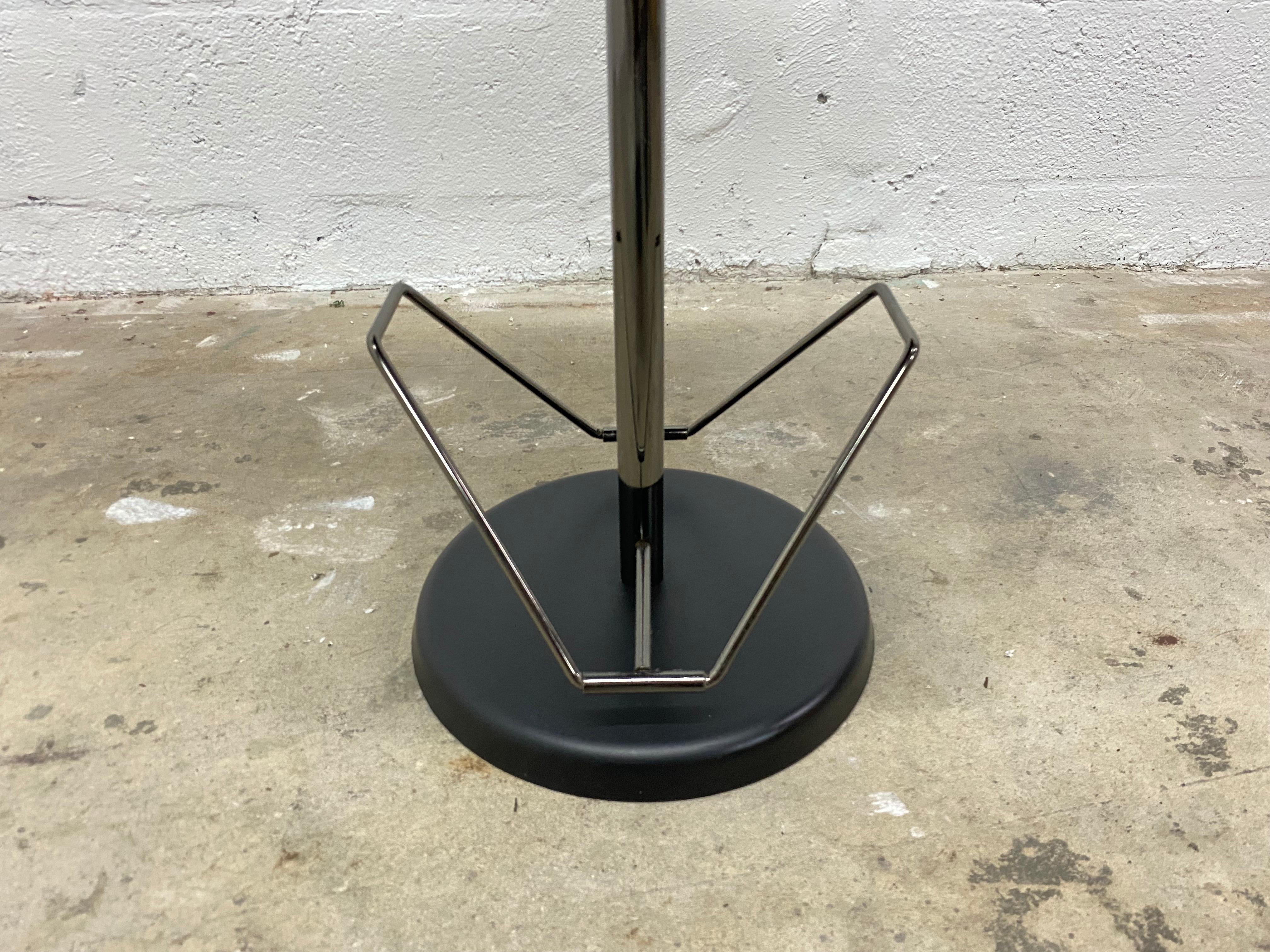 Post Modern Magazine Side Table with Ball Handle, 1980s 1