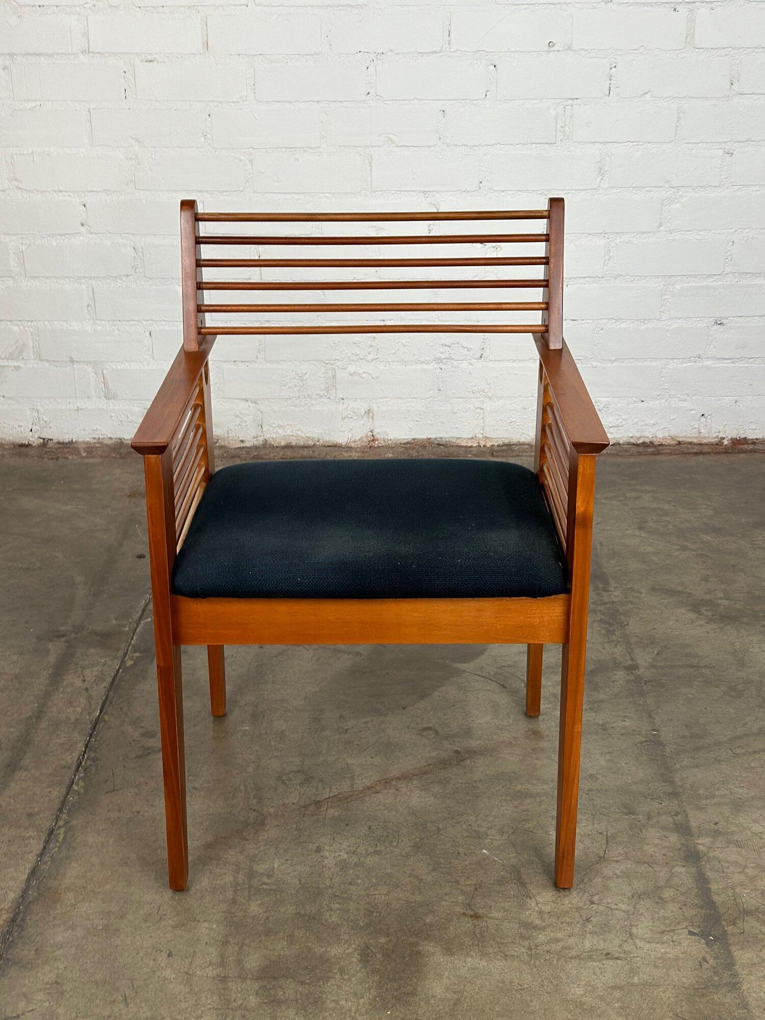 Post Modern Mahogany Side Chair- only one available  2