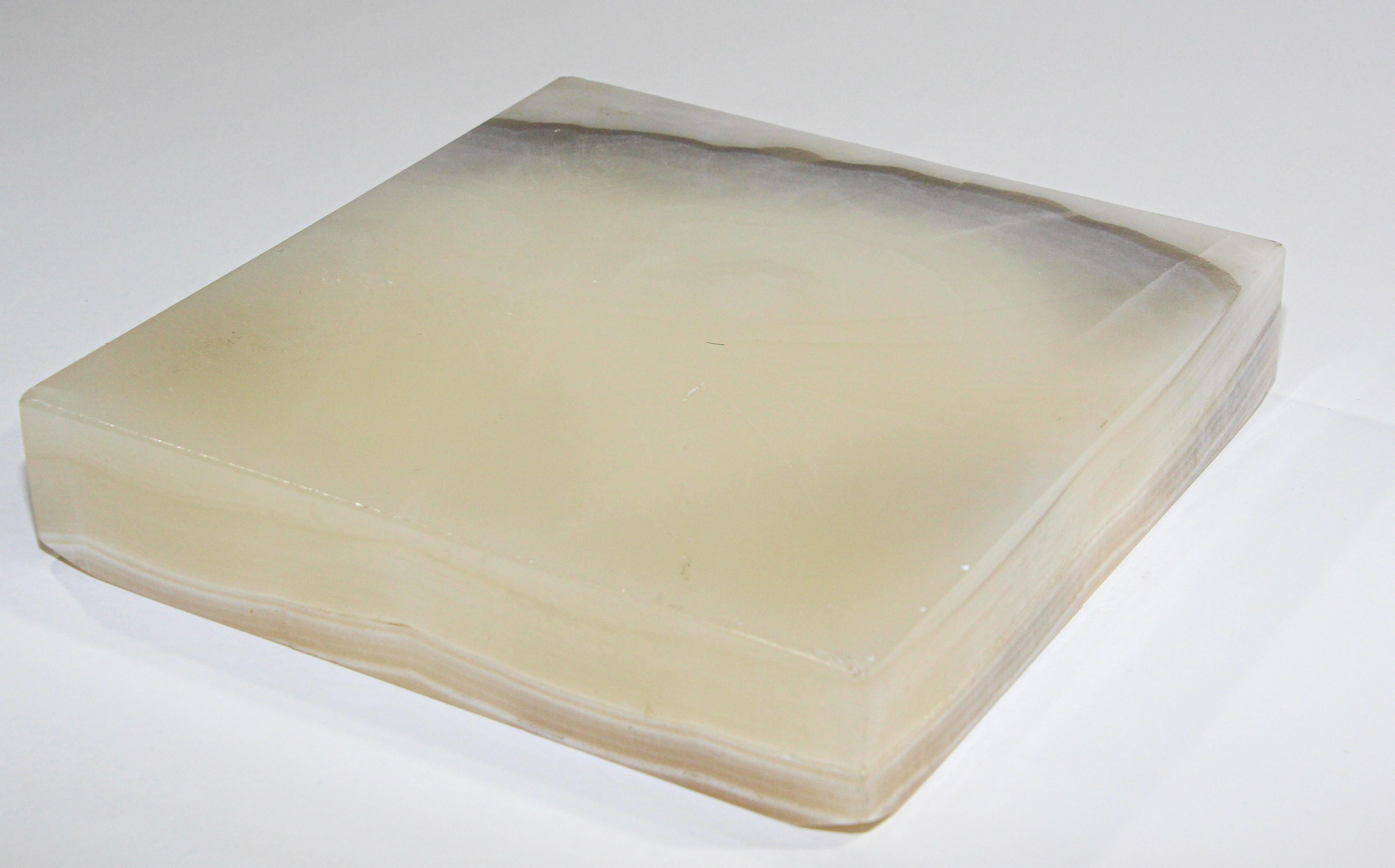 Post Modern Alabaster Ashtray 1970, Made in Italy For Sale 8