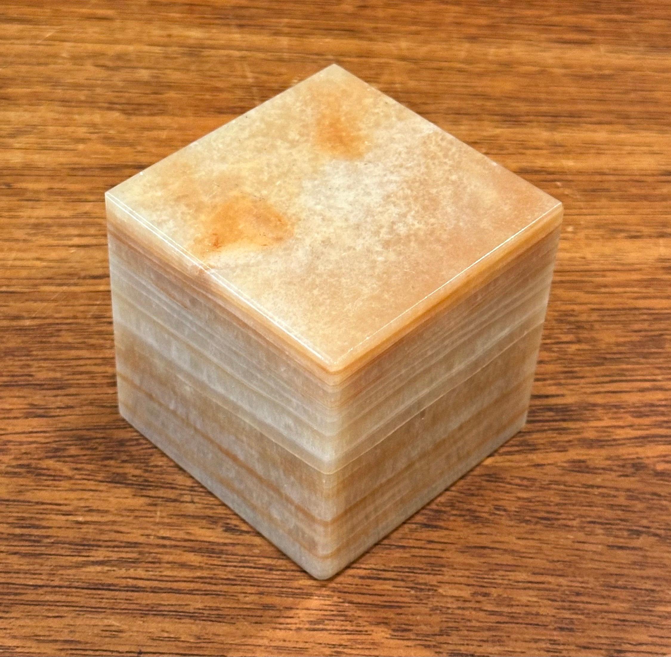 Post-Modern Marble Block / Paperweight For Sale 1