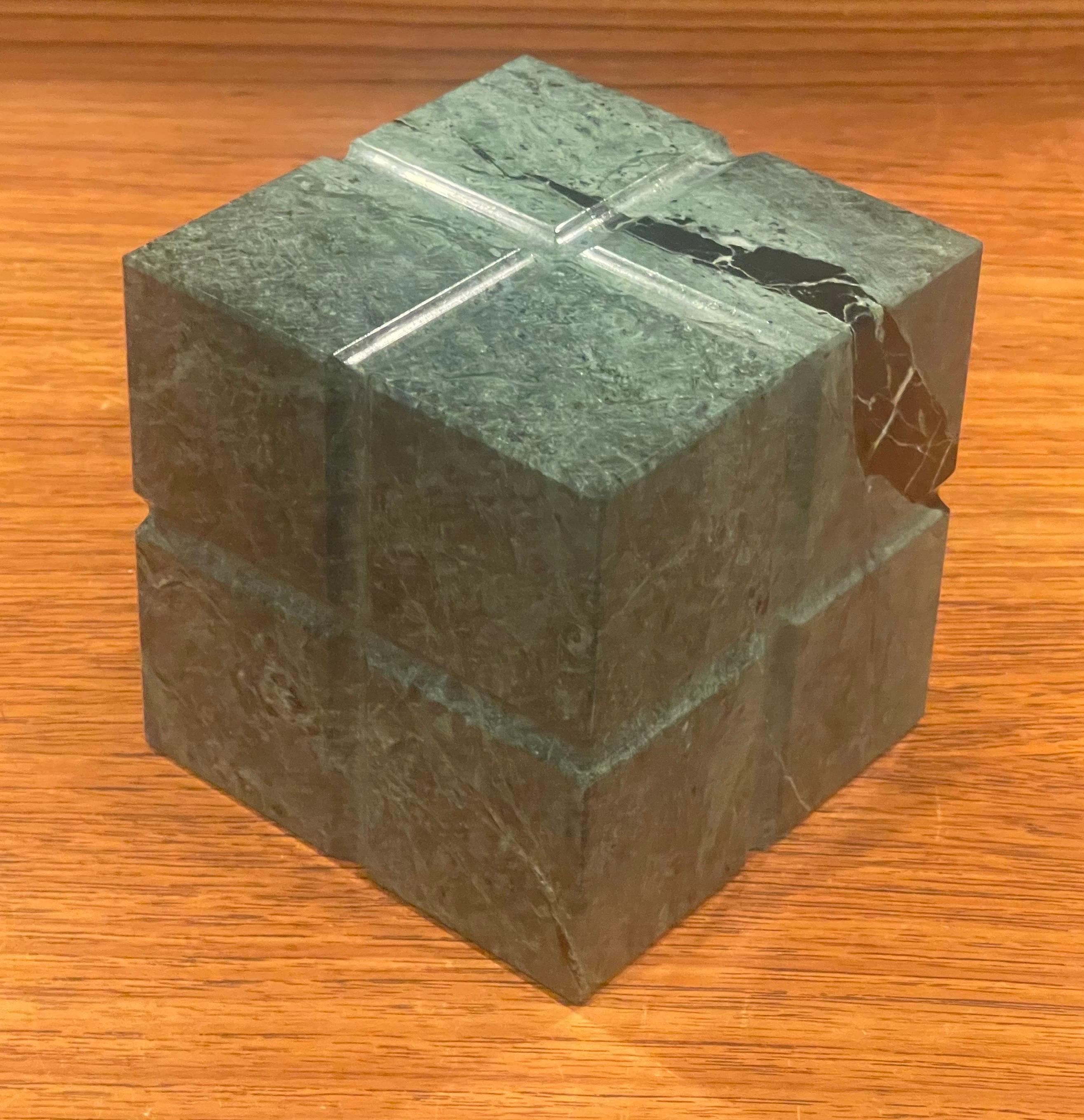 Post-Modern Marble Block / Paperweight For Sale 3
