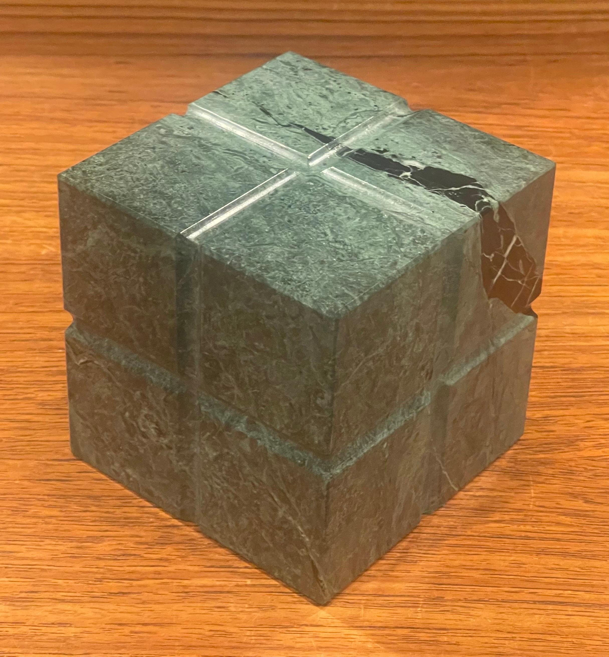 Post-Modern Marble Block / Paperweight For Sale 4