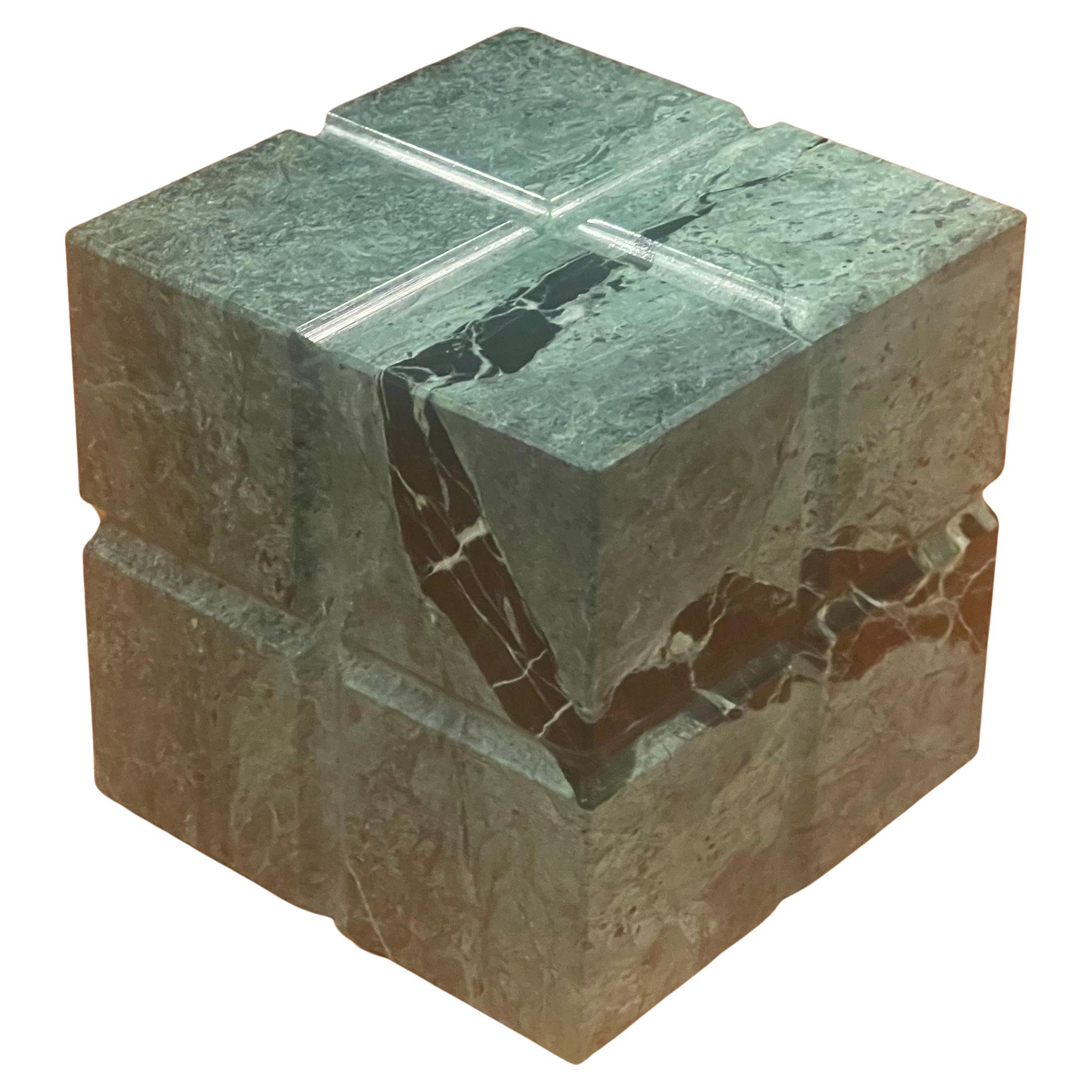 Post-Modern Marble Block / Paperweight For Sale